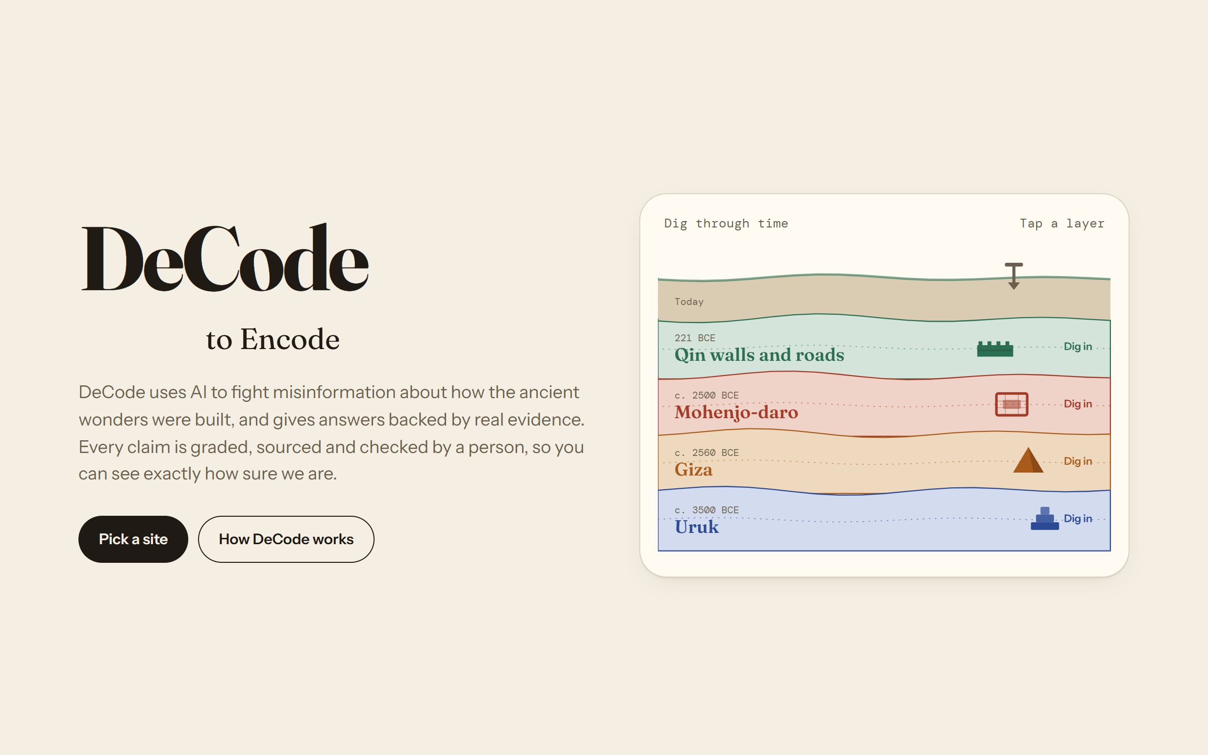 DeCode screenshot